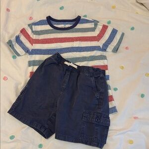 Crewcuts Multicolor Tee and Cargo short set